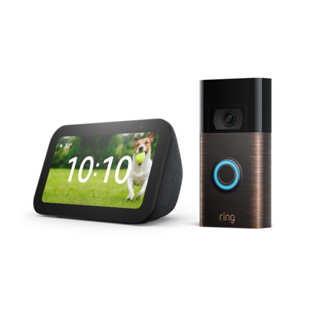 Ring Video Doorbell and Amazon Echo Show devices